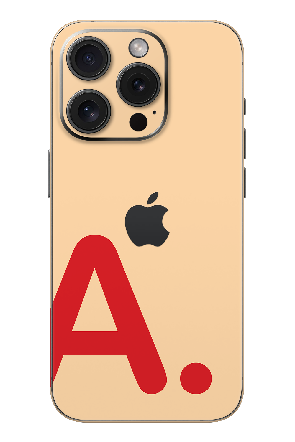 Skin iPhone - PERSONALIZAT cu initiala
