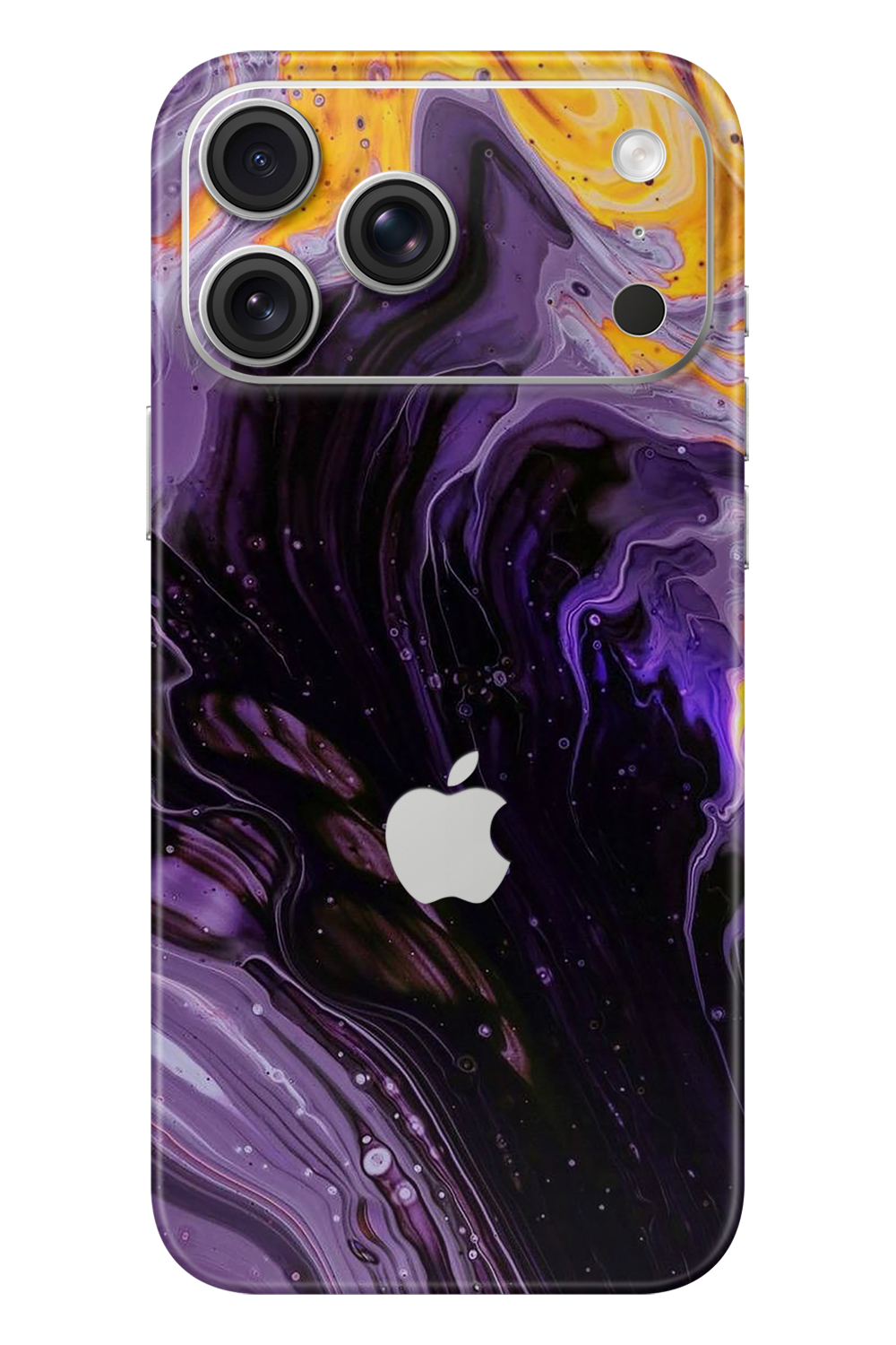 Skin iPhone - Gold Purple