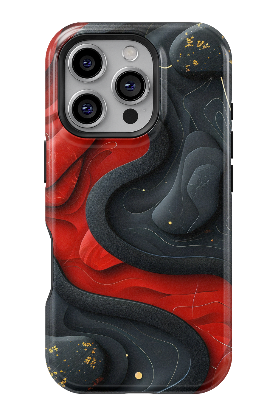 Husa iPhone - RED BLACK