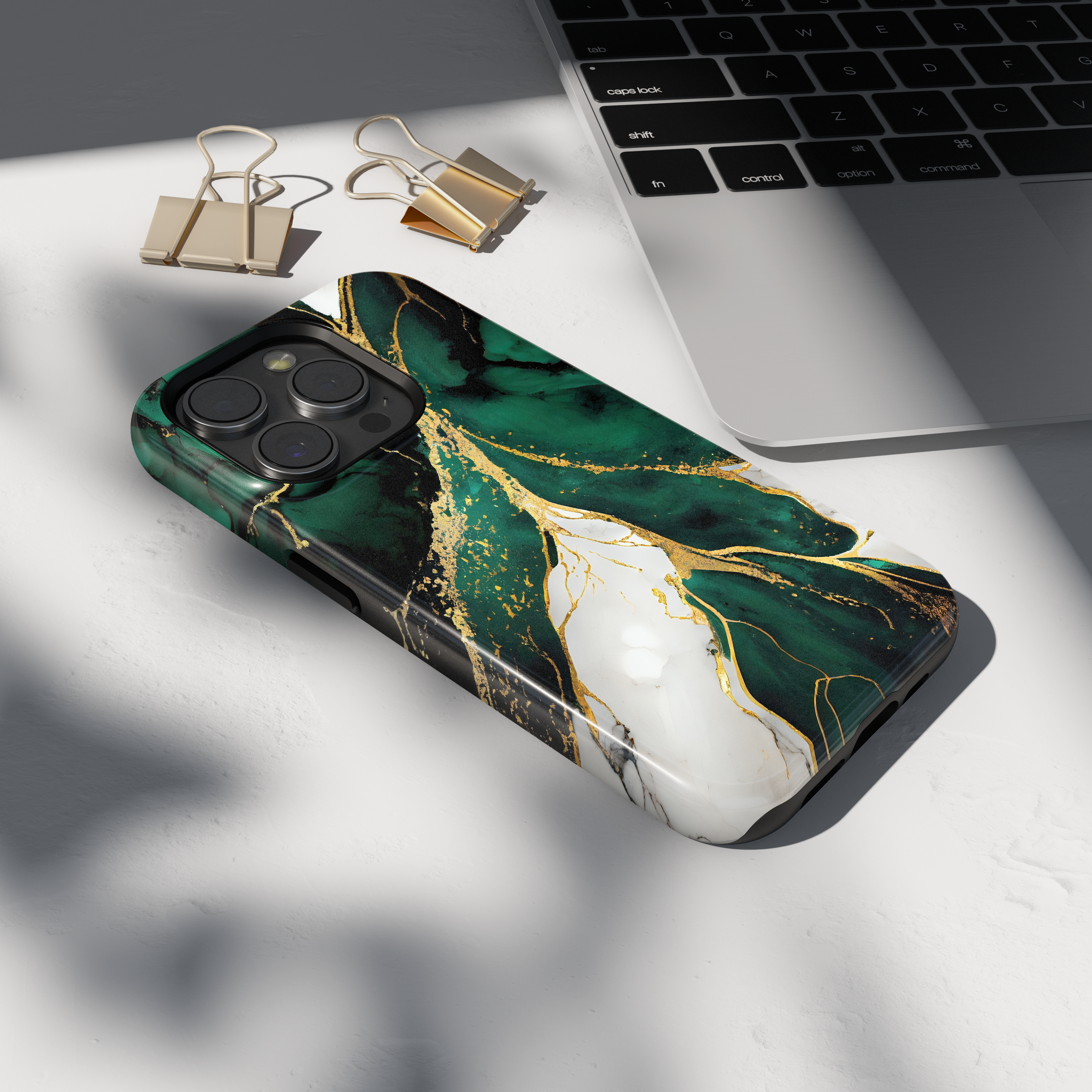Husa iPhone - GOLD EMERALD